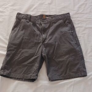 Carhartt Men's Charcoal Flat Front Shorts